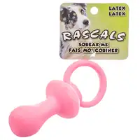 Photo of Rascals Latex Pacifier Dog Toy - Pink