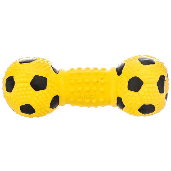 Rascals Latex Soccer Ball Dumbbell Dog Toy - Blue Photo 1