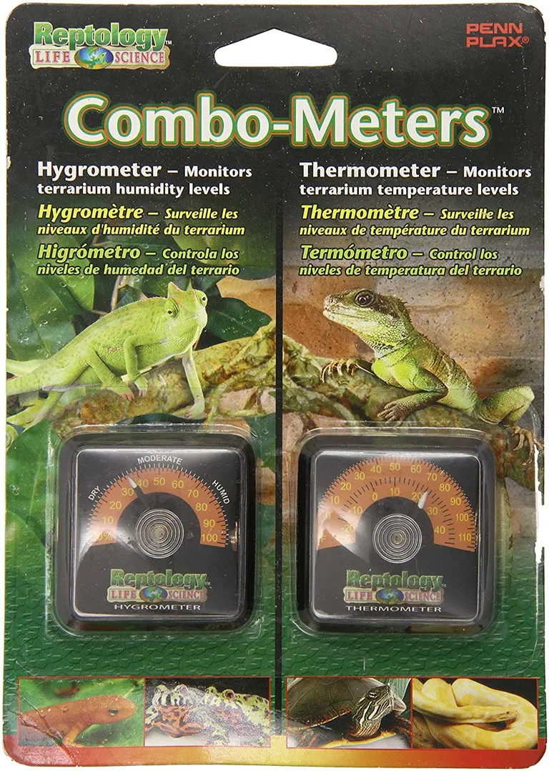 Reptology Reptile Combo Meters Hygrometer and Thermometer Photo 1