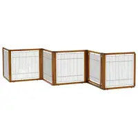 Photo of Richel Convertible Elite 6 Panel Pet Gate - Autumn Matte