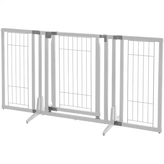 Richel Premium Plus Freestanding Pet Gate - Origami White Photo 2