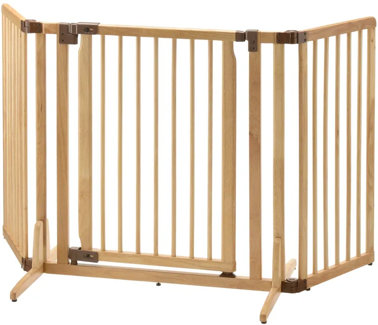 Richell Wooden Premium Plus Pet Gate Photo 1