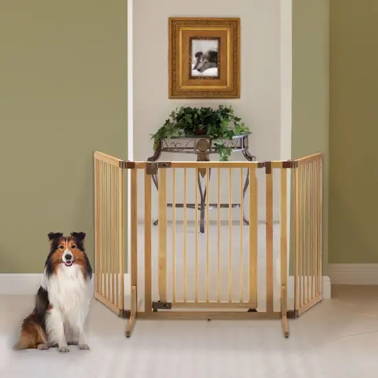 Richell Wooden Premium Plus Pet Gate Photo 4