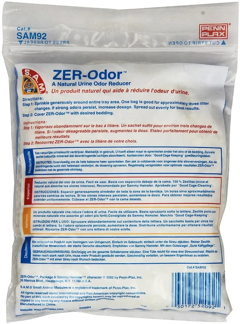 S.A.M. ZER-Odor Natural Urine Odor Reducer Photo 2