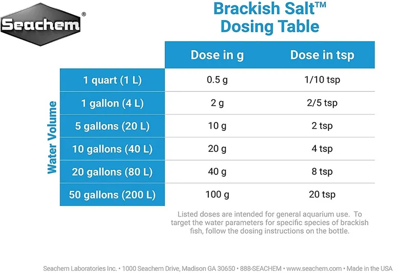 Seachem Brackish Salt for Aquariums Photo 4