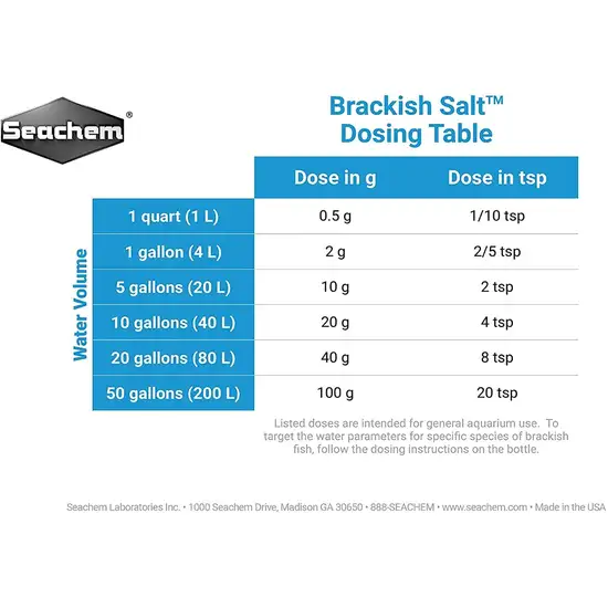 Seachem Brackish Salt for Aquariums Photo 4