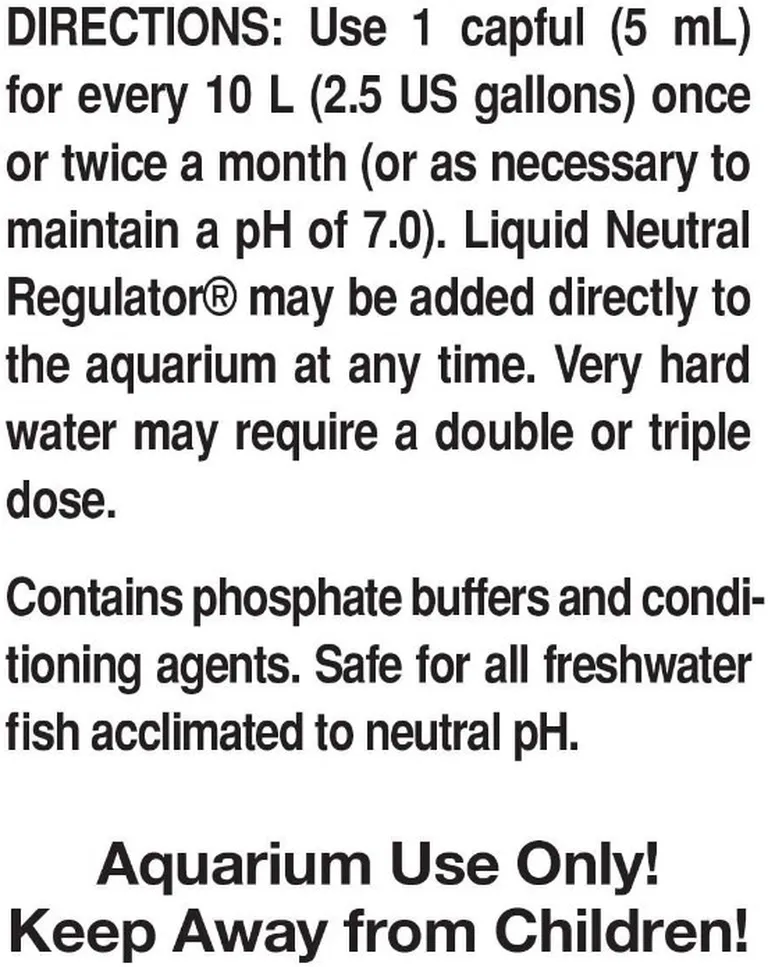 Seachem Neutral Regulator Photo 2