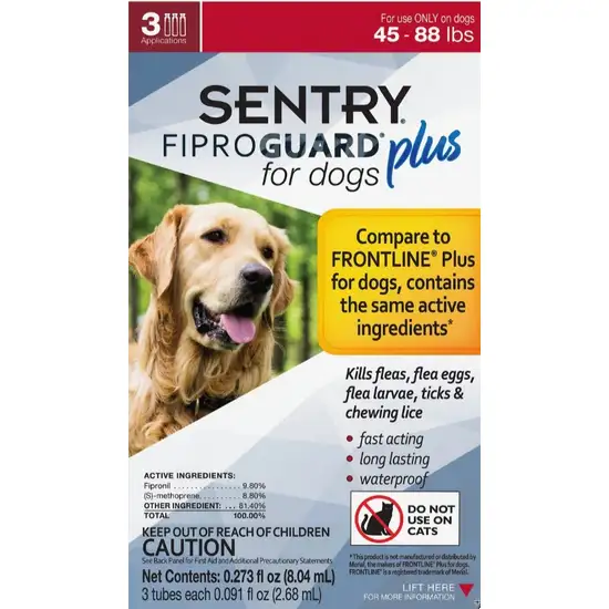 Sentry Fiproguard Plus IGR for Dogs & Puppies Photo 2