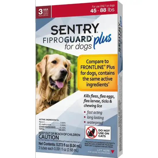Sentry Fiproguard Plus IGR for Dogs & Puppies Photo 1