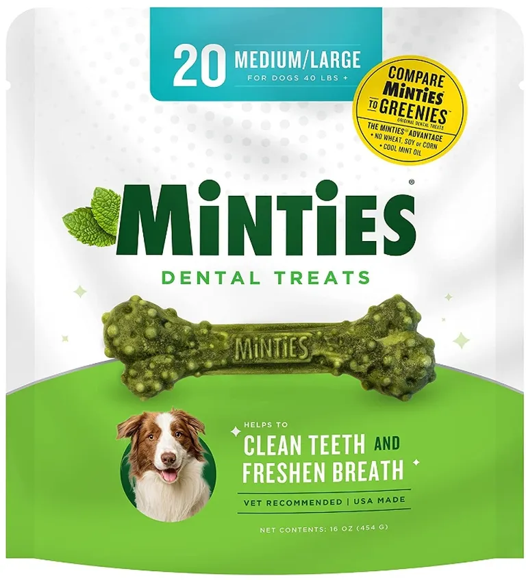 Sergeants Minties Dental Treats for Dogs Medium Large Photo 1