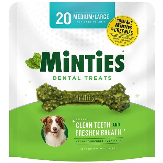 Sergeants Minties Dental Treats for Dogs Medium Large Photo 1