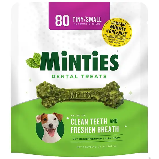 Sergeants Minties Dental Treats for Dogs Tiny Small Photo 1