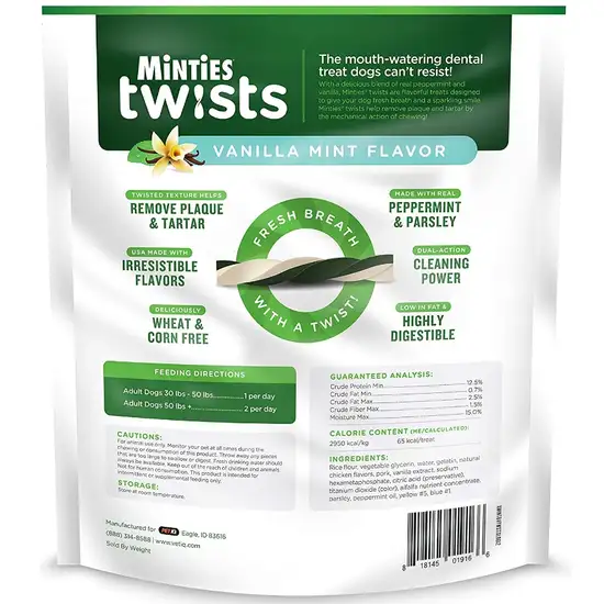 Sergeants Minties Twists Dental Treats Large Photo 2