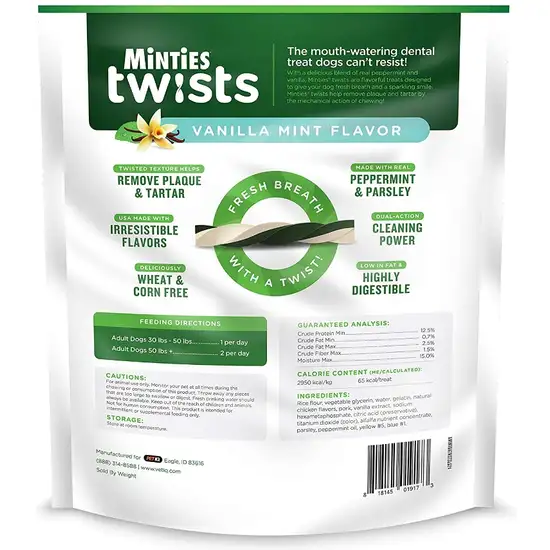 Sergeants Minties Twists Dental Treats Large Photo 2