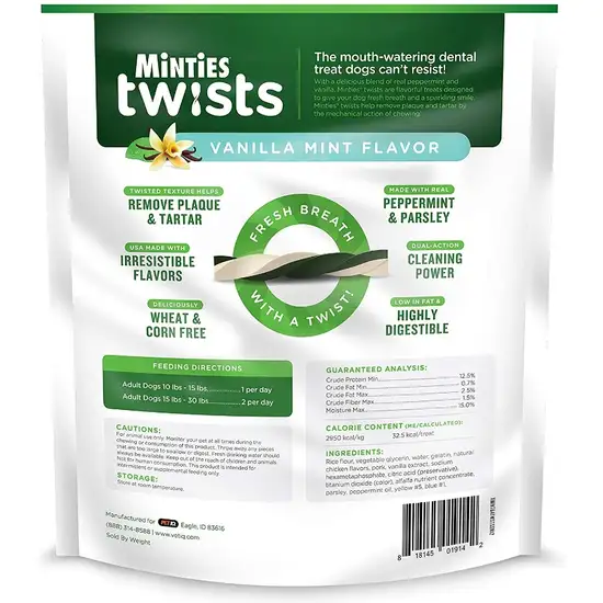 Sergeants Minties Twists Dental Treats Small Photo 2