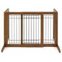 Photo of Small Bay Isle Freestanding Pet Gate - Tall