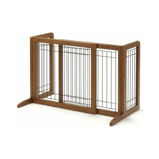 Small Bay Isle Freestanding Pet Gate Photo 1