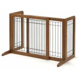 Photo of Small Bay Isle Freestanding Pet Gate