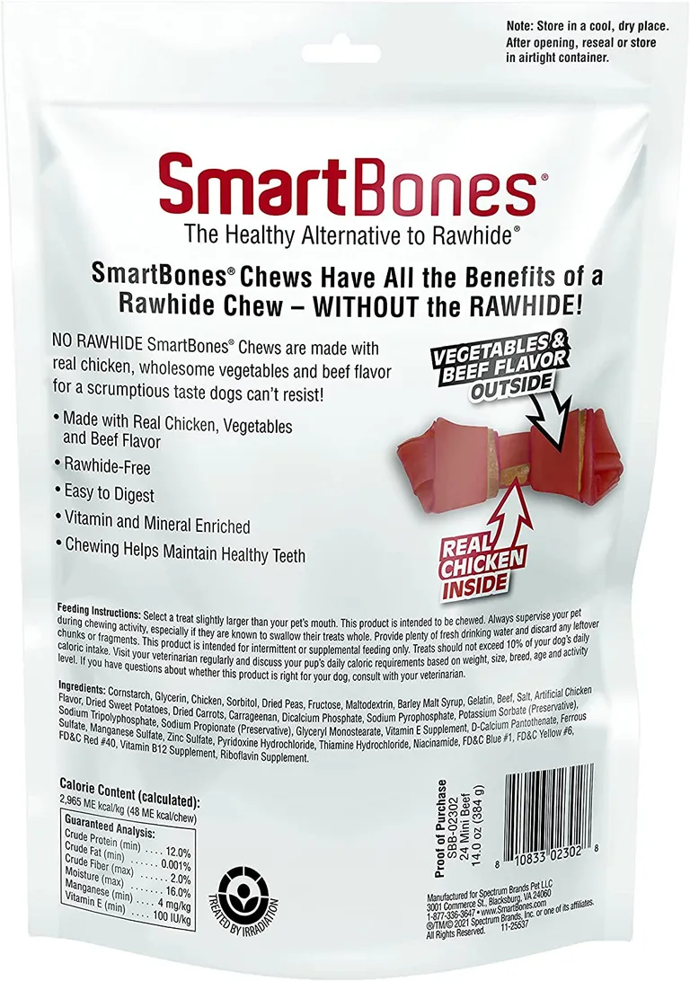 SmartBones Beef & Vegetable Dog Chews Photo 2