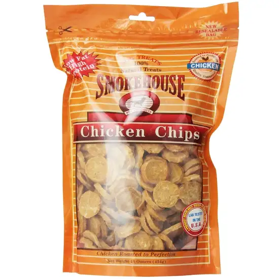 Smokehouse Chicken Chips Natural Dog Treats Photo 1