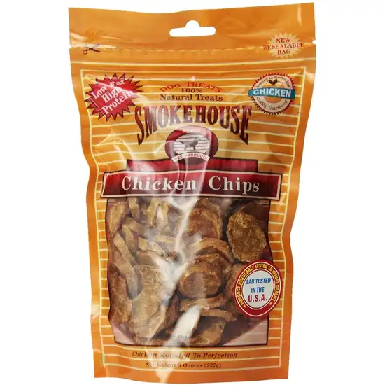 Smokehouse Chicken Chips Natural Dog Treats Photo 1