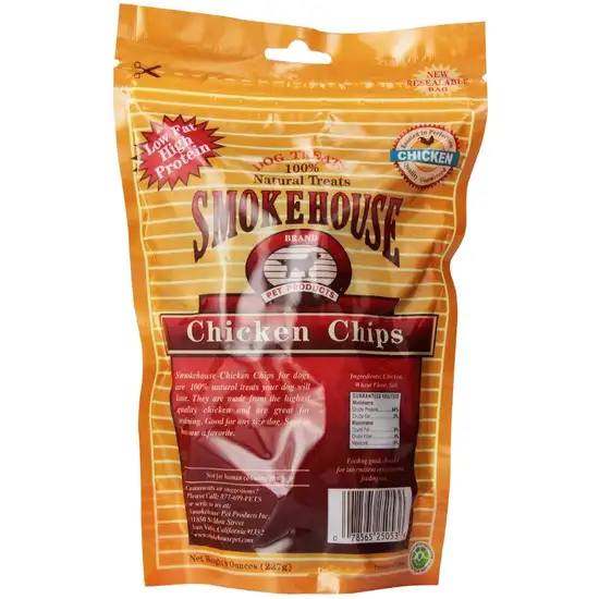 Smokehouse Chicken Chips Natural Dog Treats Photo 2