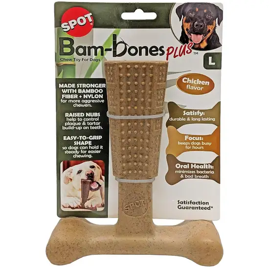 Spot Bambone Plus Chicken Dog Chew Toy Large Photo 1