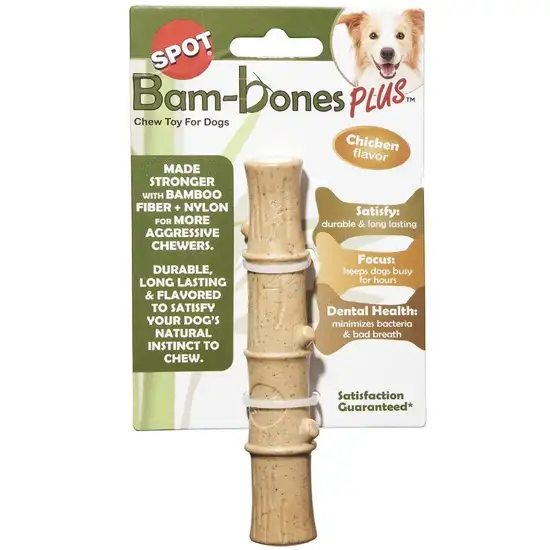 Spot Bambone Plus Stick Chicken Dog Chew Toy Medium Photo 1