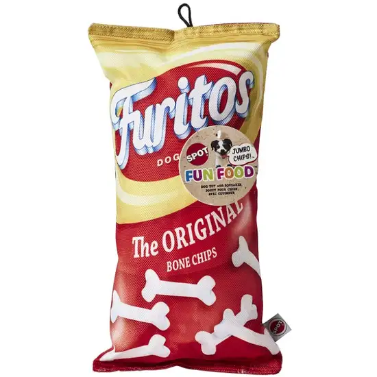 Spot Fun Food Furitos Chips Plush Dog Toy Photo 1