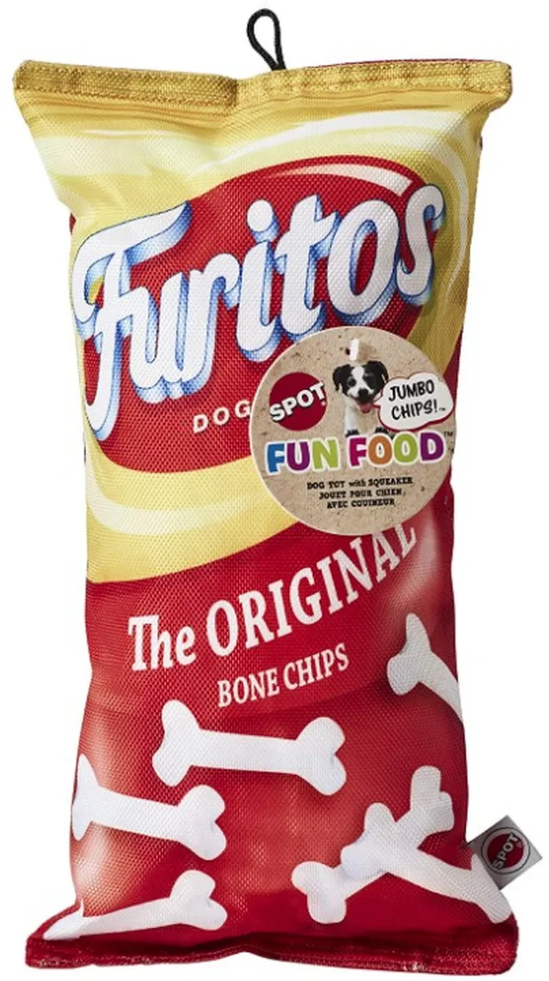 Spot Fun Food Furitos Chips Plush Dog Toy Photo 1