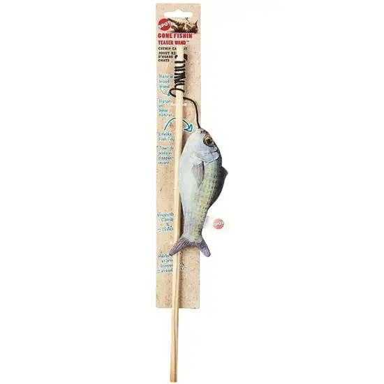 Spot Gone Fishin Teaser Wand Cat Toy Assorted Photo 2