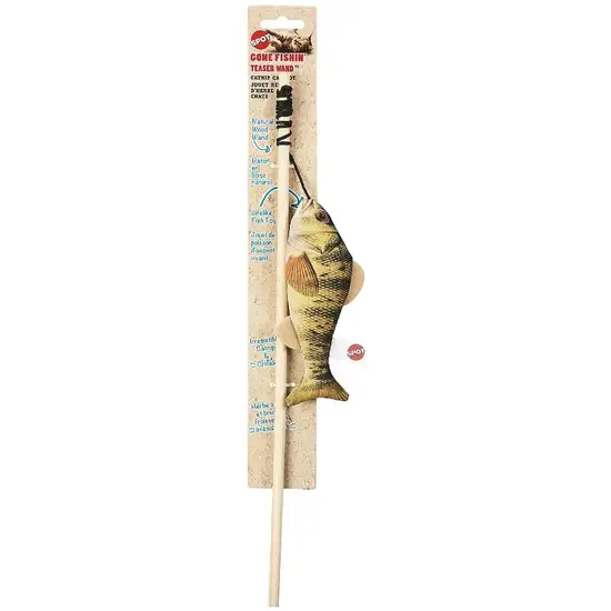 Spot Gone Fishin Teaser Wand Cat Toy Assorted Photo 3