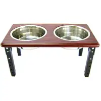 Photo of Spot Posture Pro Double Diner - Stainless Steel & Cherry Wood