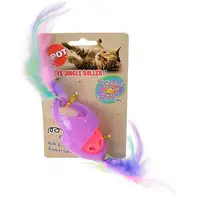 Photo of Spot Tie Dye Jingle Roller Cat Toy - Assorted Colors