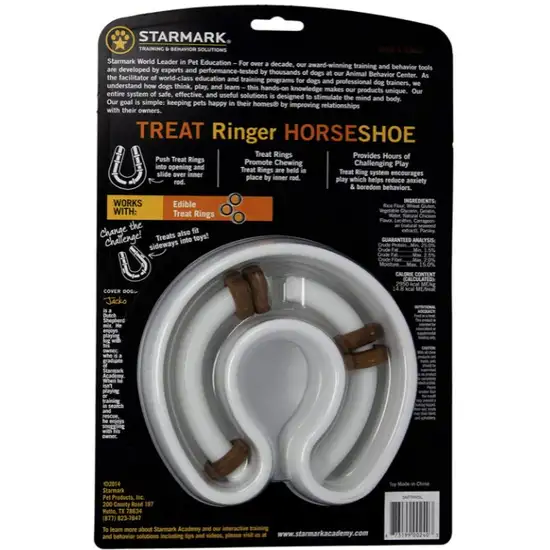 Starmark Horseshoe Ringer Treat Toy Photo 2