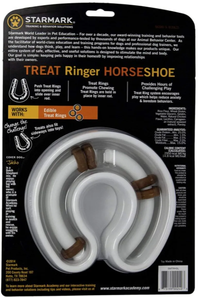 Starmark Horseshoe Ringer Treat Toy Photo 2