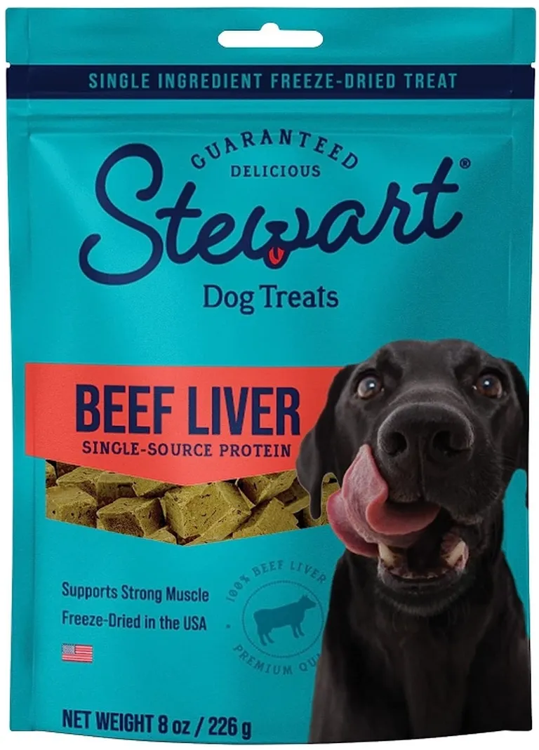 Stewart Beef Liver Freeze Dried Dog Training Treats Photo 1