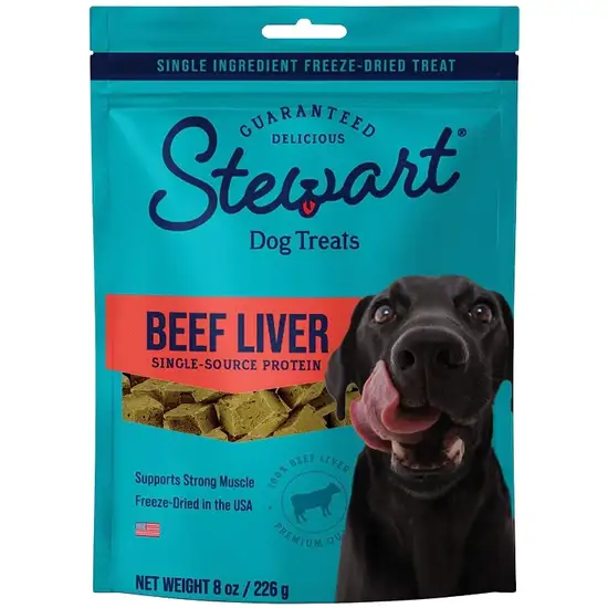 Stewart Beef Liver Freeze Dried Dog Training Treats Photo 1