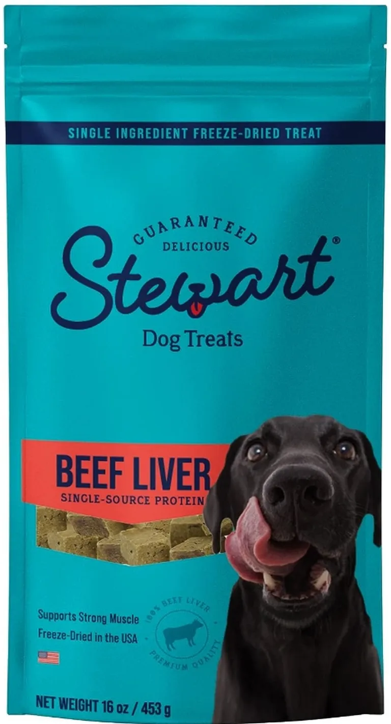 Stewart Beef Liver Freeze Dried Dog Training Treats Photo 1