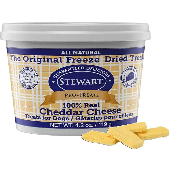 Stewart Freeze Dried Cheddar Cheese Dog Treats Photo 1