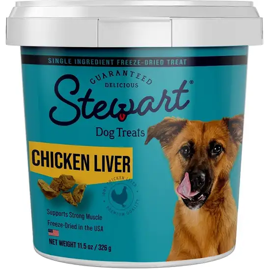 Stewart Pro-Treat 100% Freeze Dried Chicken Liver for Dogs Photo 1