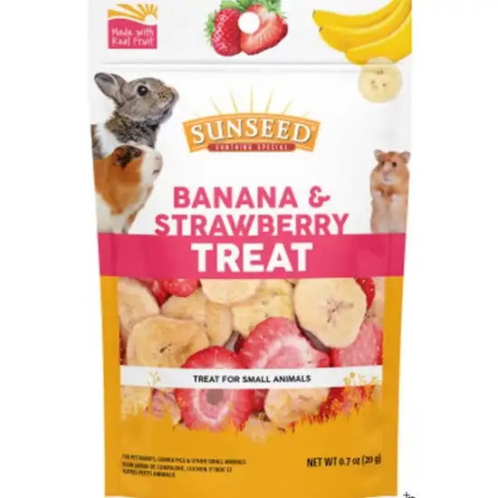 Sunseed Banana and Strawberry Small Animal Treat Photo 1