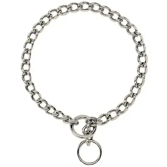 Titan Choke Chain Training Collar - Medium Photo 2