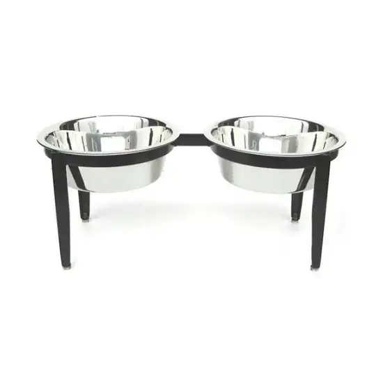 Visions Double Elevated Dog Bowl - Large Photo 1