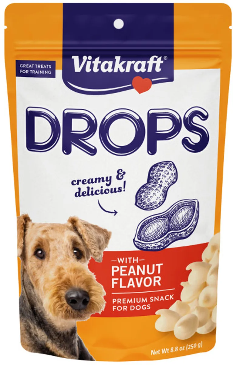 VitaKraft Drops with Peanut Dog Treats Photo 2