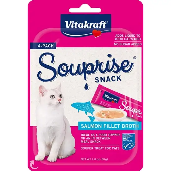 VitaKraft Salmon Souprise Lickable Cat Snack Photo 1