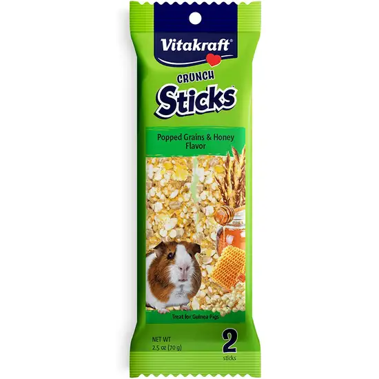 Vitakraft Guinea Pig Crunch Sticks with Popped Grains & Honey Photo 1