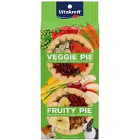 Photo of Vitakraft Veggie and Fruity Pie Treat for Rabbits, Guinea Pigs, and Hamsters