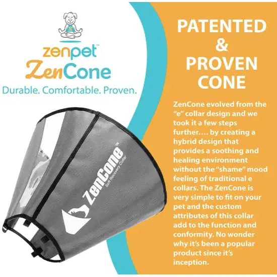 ZenPet Zen Cone Soft Recovery Collar Photo 4