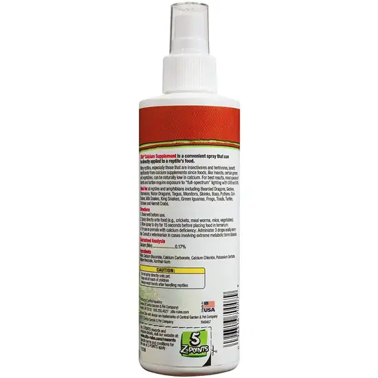 Zilla Calcium Supplement Food Spray Photo 2